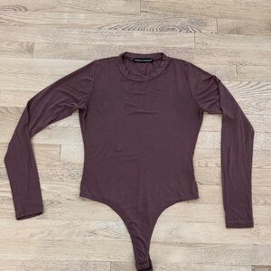 Naked Wardrobe Chocolate Brown Top